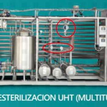 Milk sterilization line